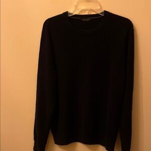 Saks Fifth Avenue Men's Cashmere Navy Blue Sweater